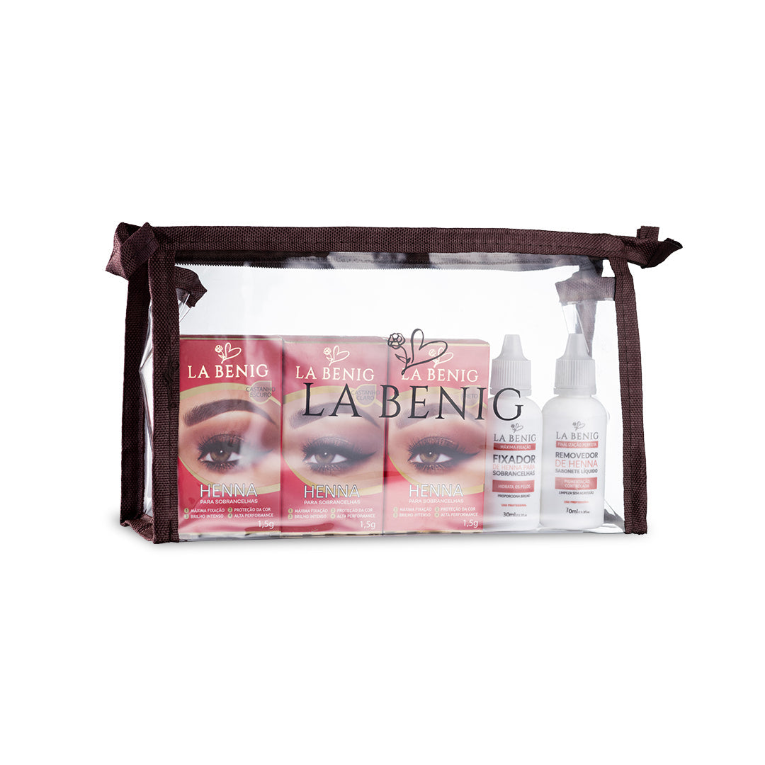La Benig Cosmetic Bag – Brown
