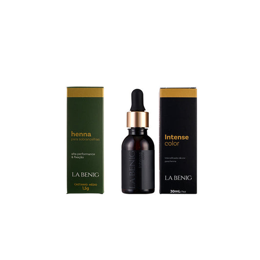 Combo Henna La Benig 1,5g + Intense Color